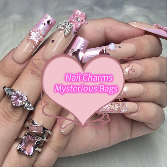 DIY Nail Charms Mystery Bag - Free Shipping & Live Unboxing Fun!